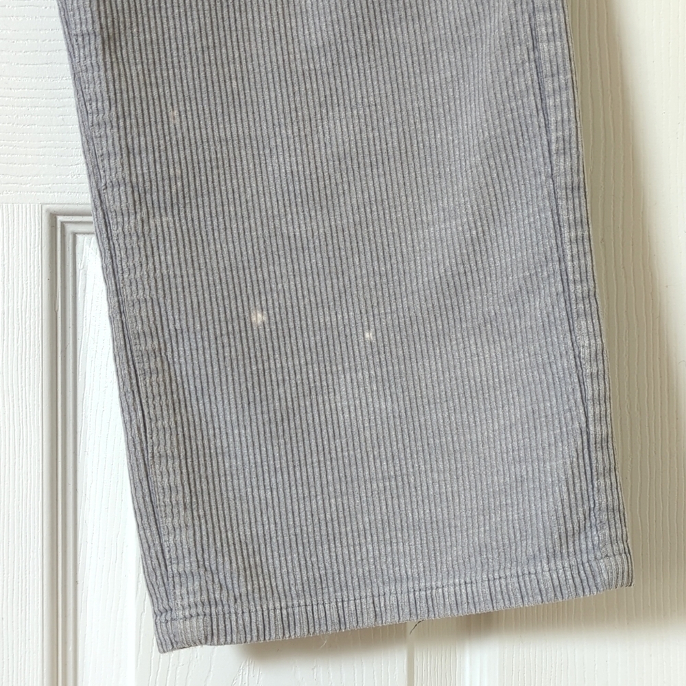 DKNY Jeans Y2K Vintage Classic Corduroy Relaxed Fit Straight Leg Pants Gray 34 - Picture 4 of 14